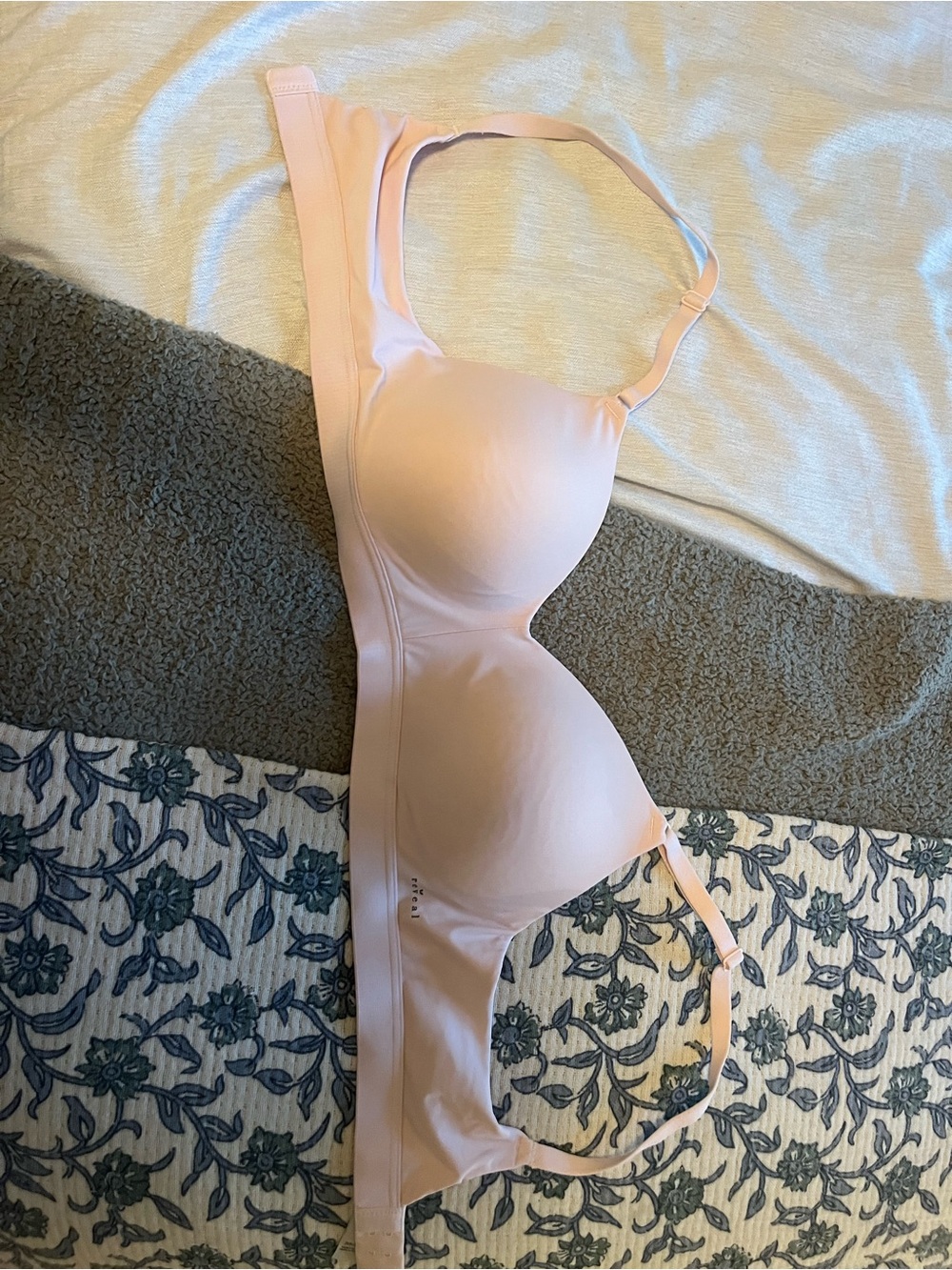 Pale pink bra